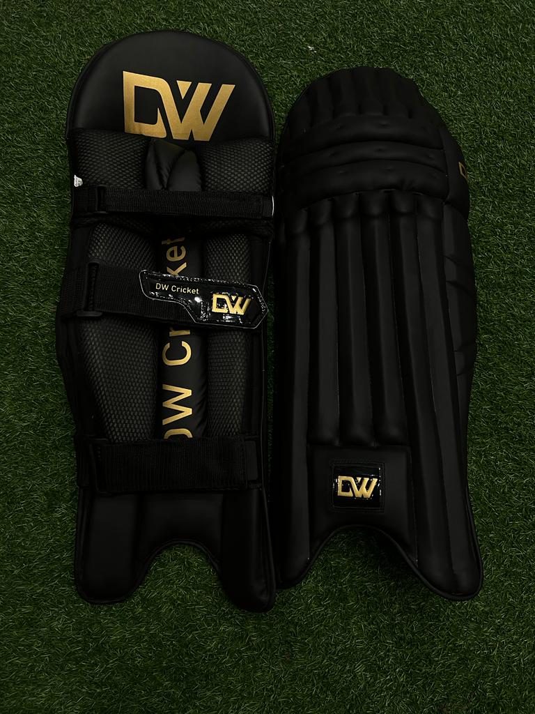 DW Cricket Black Batting Pads